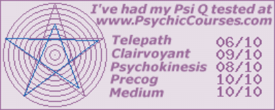 psychic test, psychic development and psychic readings